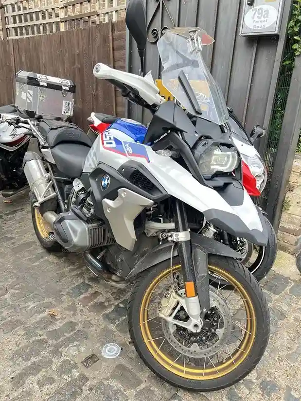 Motorcycle work at East London Motorcycles